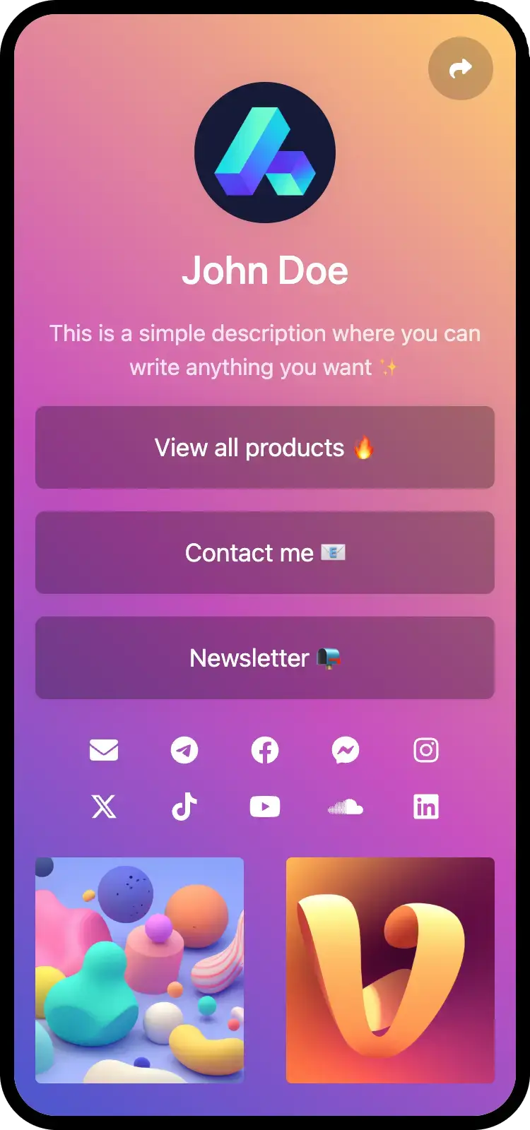 スマートフォン専用ページのイメージ